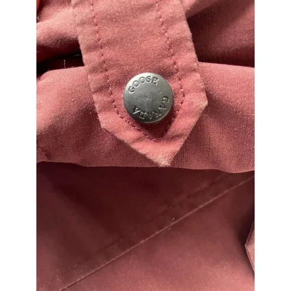 Canada Goose KENSINGTON Down Parka NO FUR 2506L Sz M Jacket Plum - Picture 7 of 16